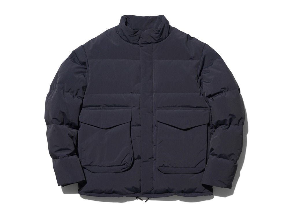 Recycled Down Jacket M Black