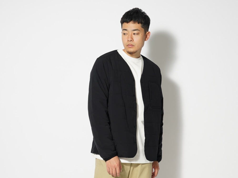 Flexible Insulated Cardigan 2 Navy(SW-23AU00101NV) | フレキシブル ...