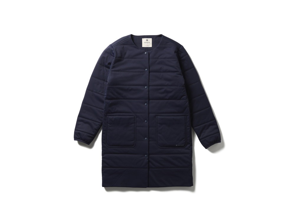 Flexible Insulated Long Cardigan 1 NAVY