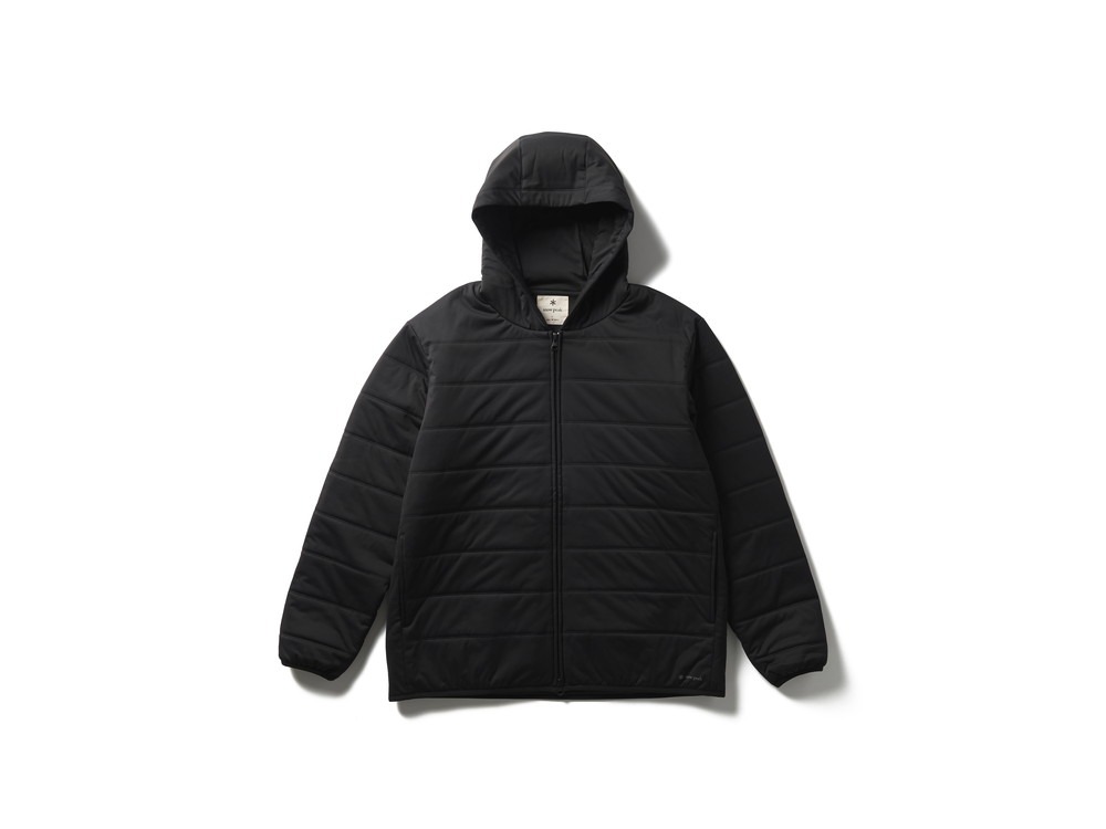 Flexible Insulated Zip Up Hoodie S BLACK