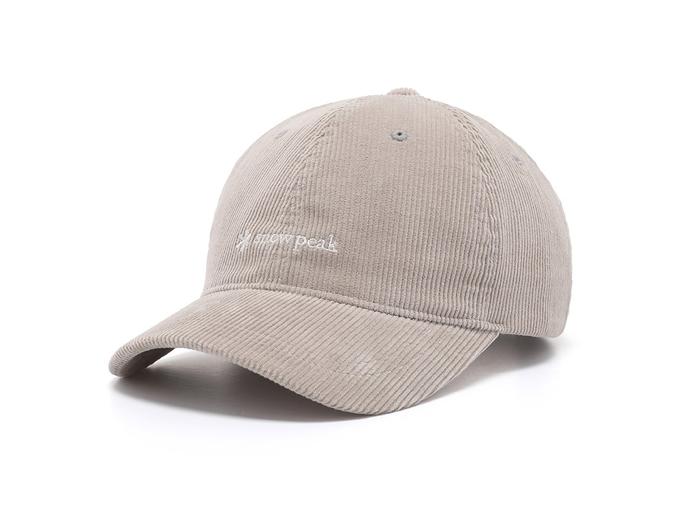 Corduroy Ball Cap M FOG GREY