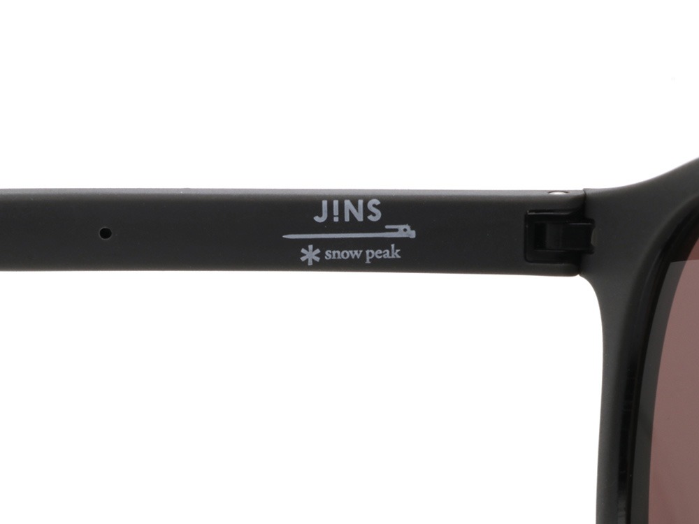 JINS × Snow Peak Rubber SUNGLASSES（ チャコールグレー×ブラウンレンズ）