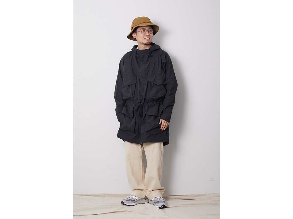 Indigo C/N Anorack M Black(JK-20AU00803BK) | ジャケットの通販