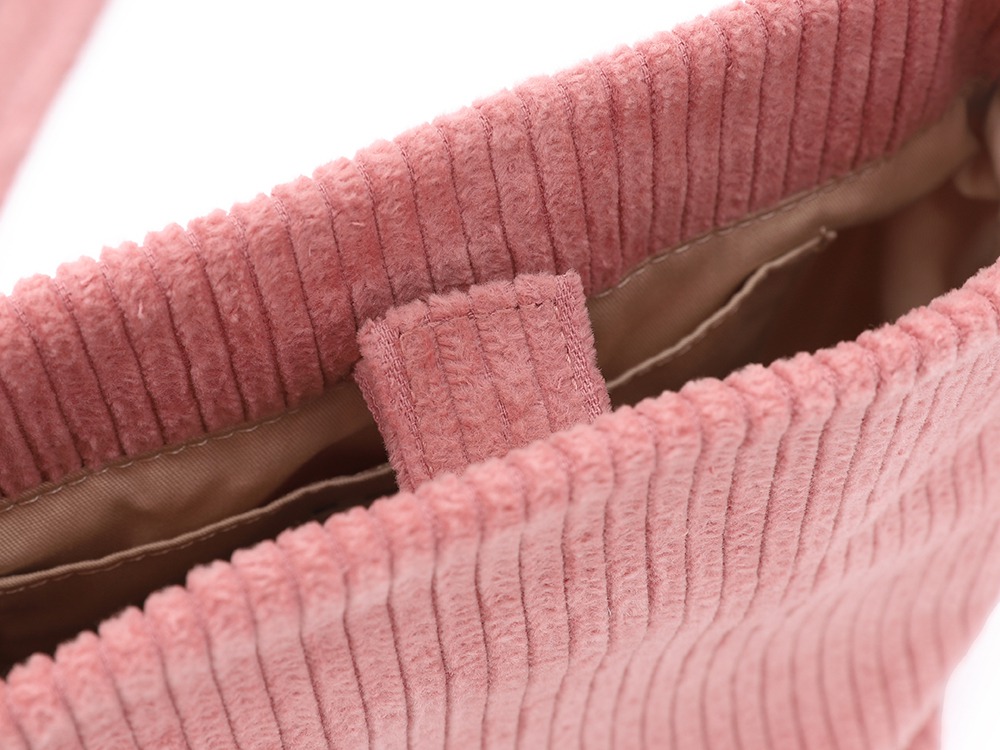 Corduroy Micro Tote Bag One LIGHT PINK
