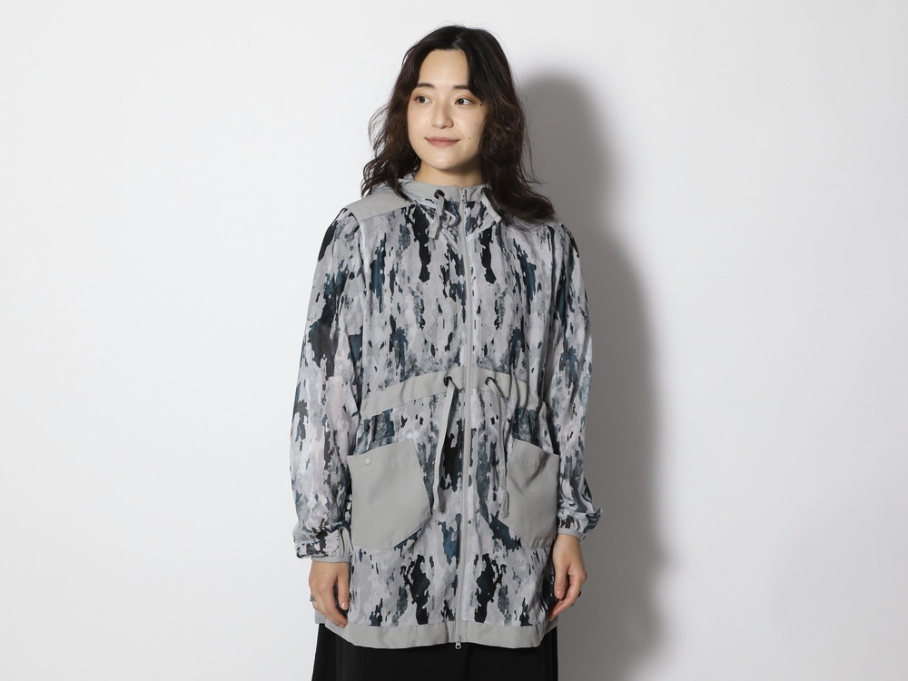 Printed Insect Shield Mesh Middle Jacket 3 Lightgrey