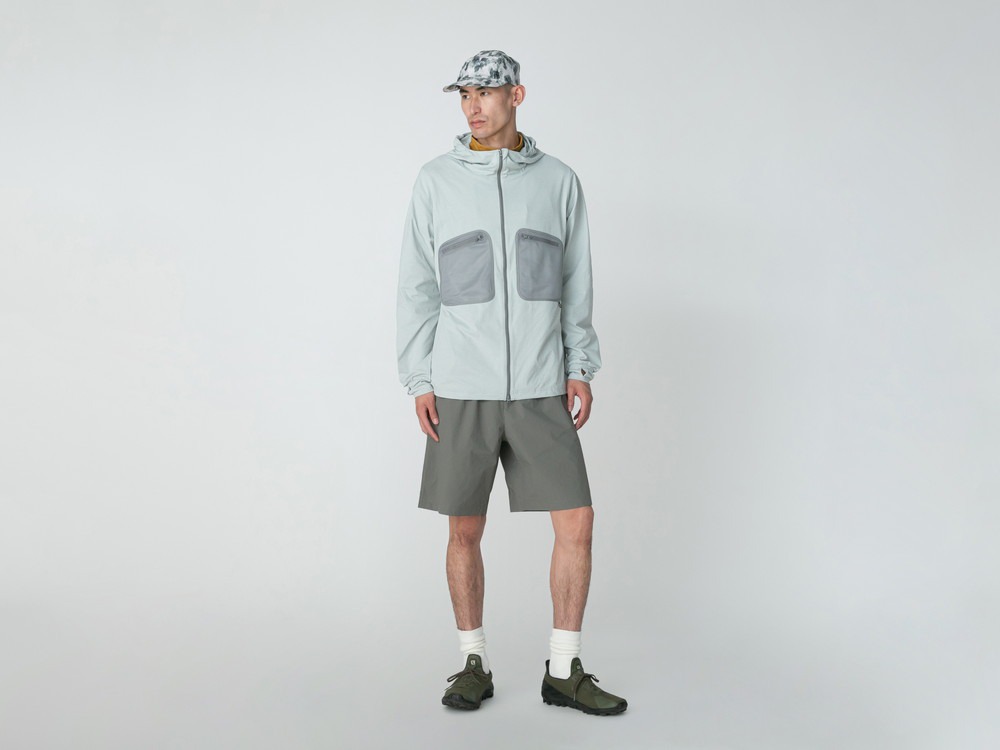 Water Active Zip Up Hoodie M LIGHT GREY