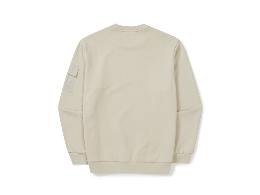 Land Pocket Sweatshirt M LIGHT BEIGE