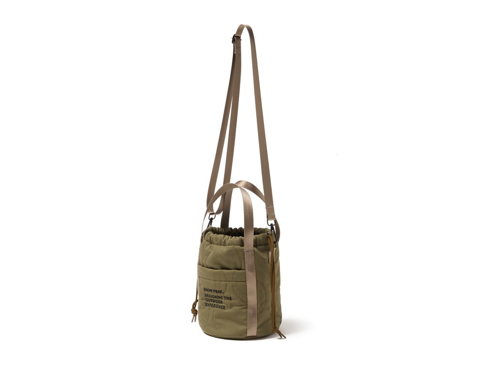 Quilted Ripstop Pouch One OLIVE