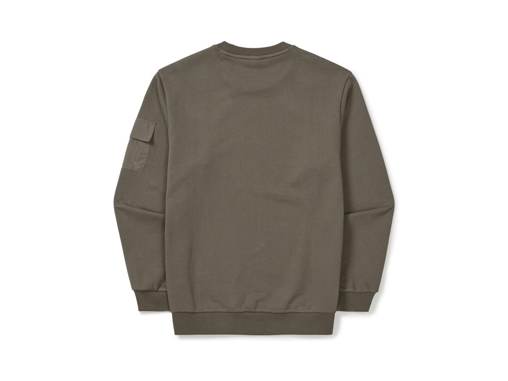 Land Pocket Sweatshirt M DARK KHAKI