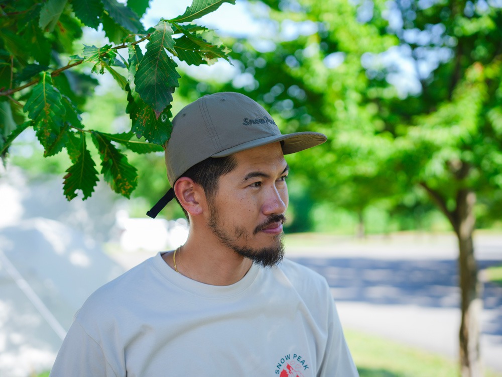 Snow Peak Typography Cap One OLIVE