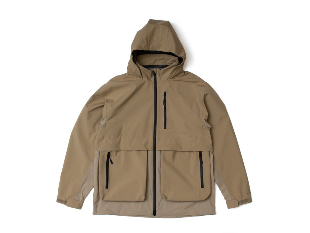 [SNOWPEAK] Lago Hooded windbreak Jacket / 韓国 ヒョンビン GORE-TEX Lightweight Rain Wading Jacket S GREY(SPF-JK