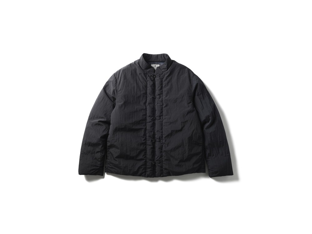 Garment Dyed Down Jacket S BLACK