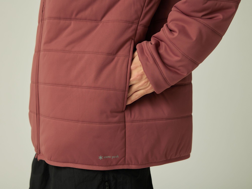 Flexible Insulated Zip Up Hoodie S BLACK