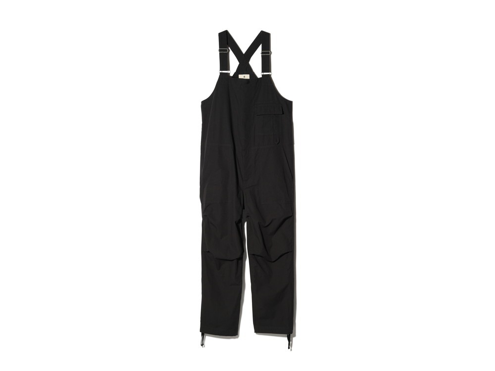 TAKIBI Light Ripstop Overalls L Black