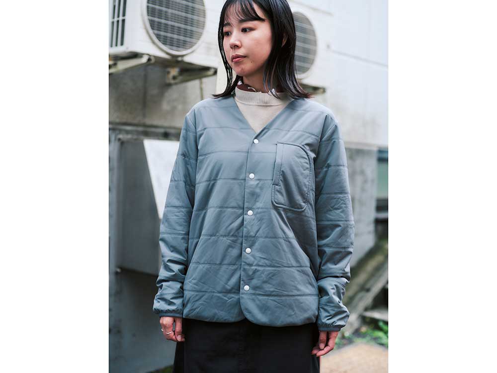 【オンライン限定】Flexible Insulated Cardigan 1 Grey