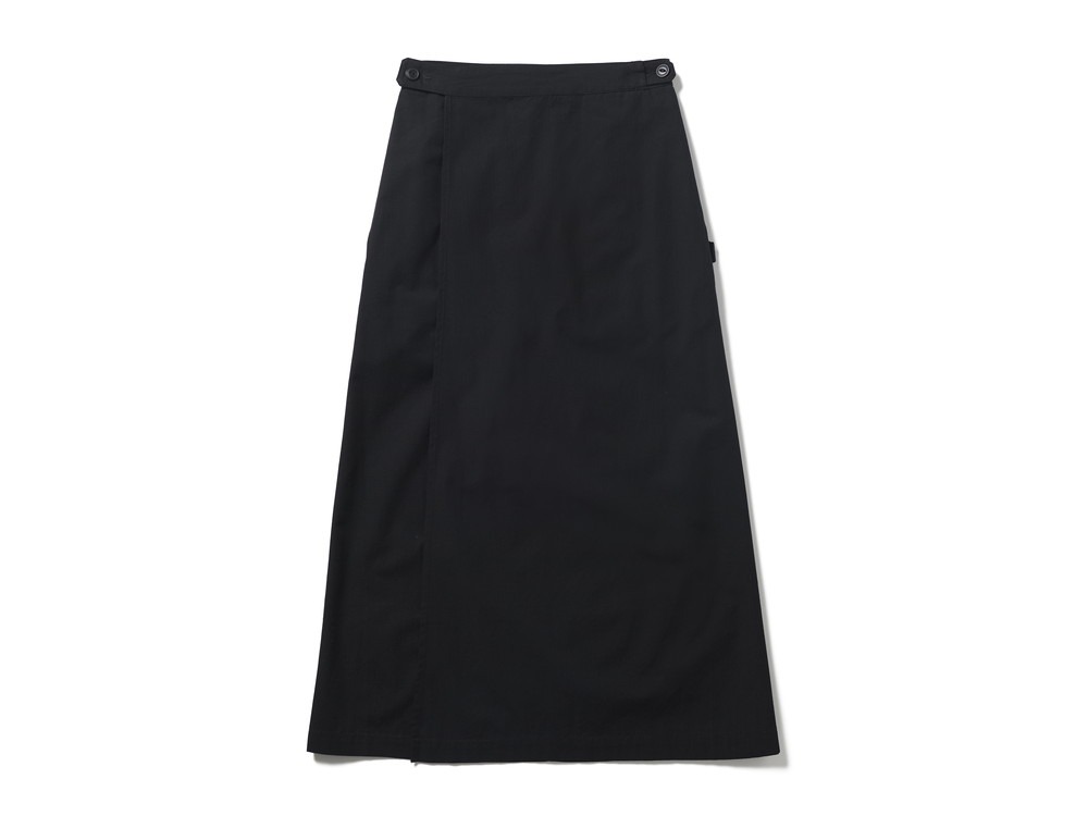 TAKIBI Light Ripstop Skirt 1 BLACK