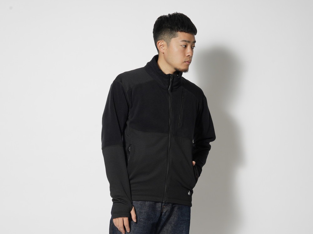 Hybrid Fleece Jacket  XL Black