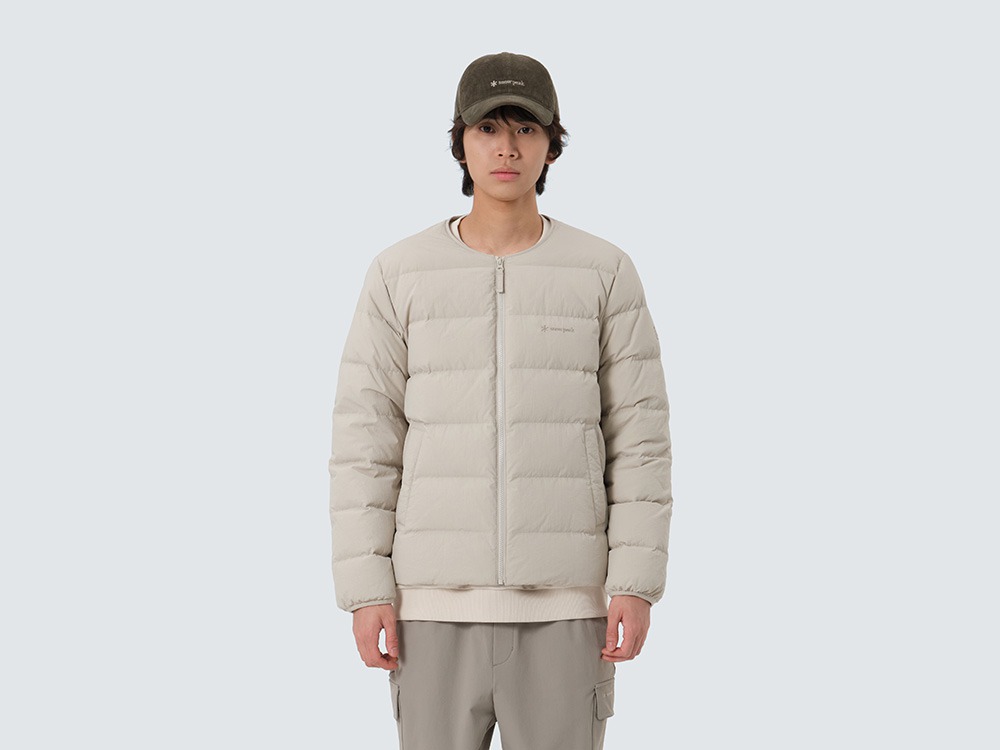 Land Lightweight Down Jacket M LIGHT BEIGE