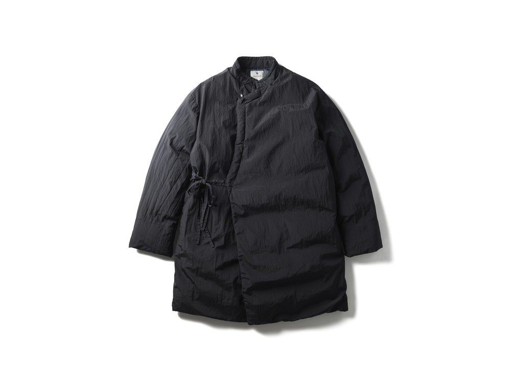 Garment Dyed Down Coat M BLACK