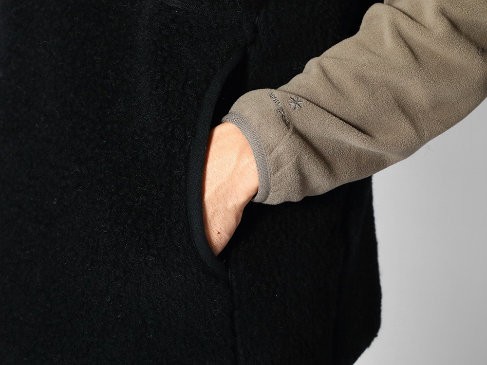 Wool Fleece Vest M Black(JK-21AU11203BK) | ベストの通販(アウトドア用品)はスノーピーク(Snow Peak) Wool Fleece Vest M Black(JK-21AU11203BK) | ベストの通販(アウトドア用品)はスノーピーク(Snow Peak)