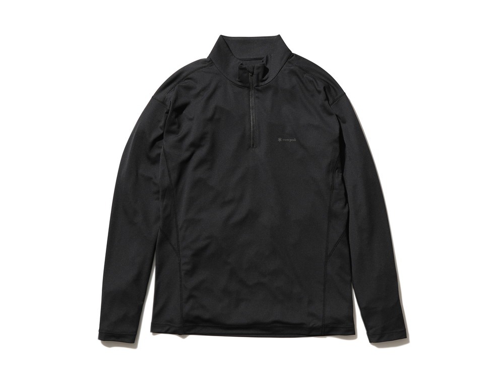 Pe Power Dry Half Zip Pullover M Black(SW-24SU01003BK) | Tシャツ ・カットソーの通販（アウトドア用品）はスノーピーク(Snow Peak)