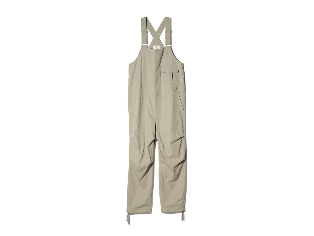 TAKIBI Light Ripstop Overalls L Lightgrey