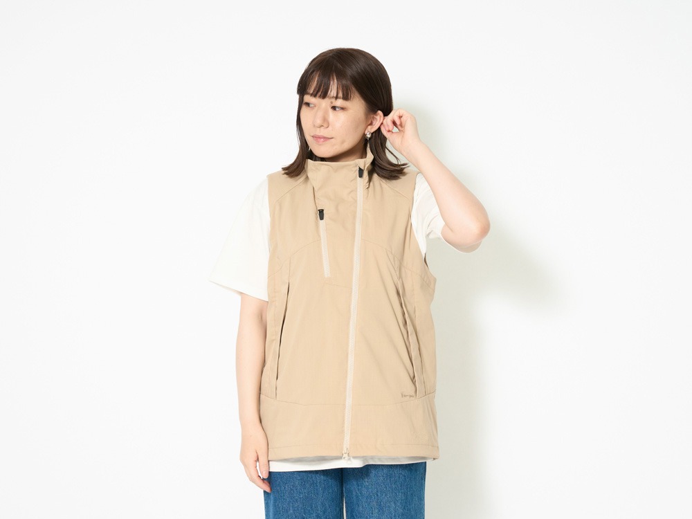 Stretch FR Vest M Beige