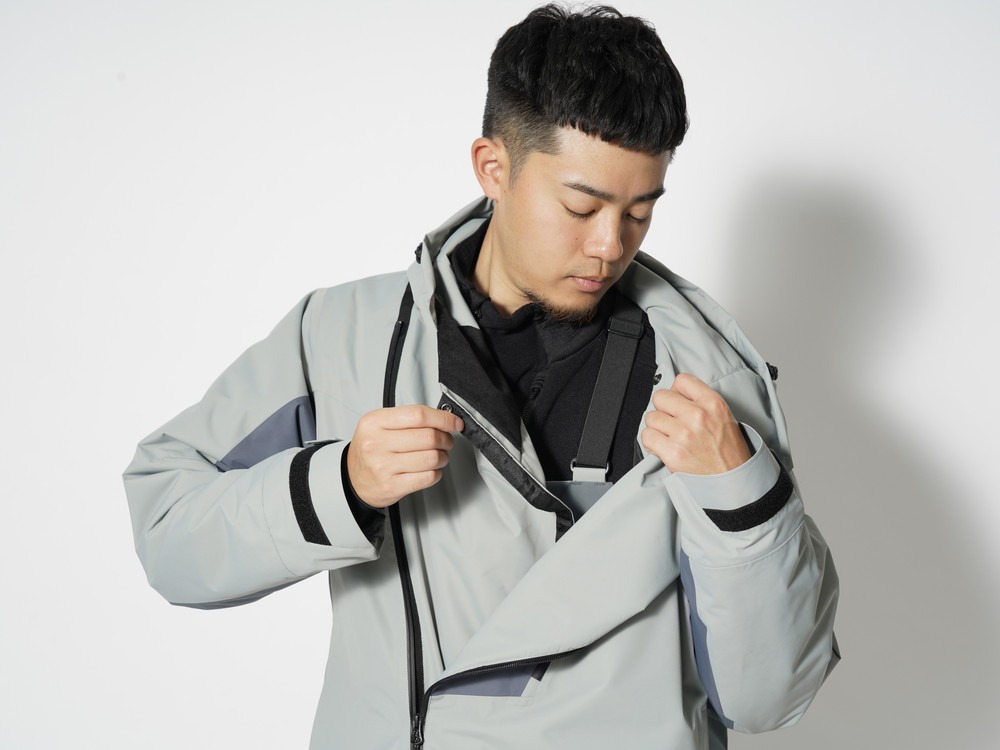 Puffed Graphen Jacket S Grey