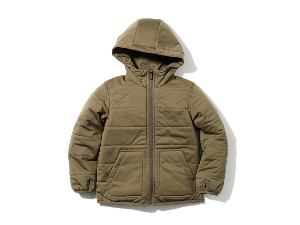 キッズフレキシブルインサレーションパーカー 3 ブラウン Sw 17akbr ジャケットの通販 アウトドア用品 はスノーピーク Snow Peak