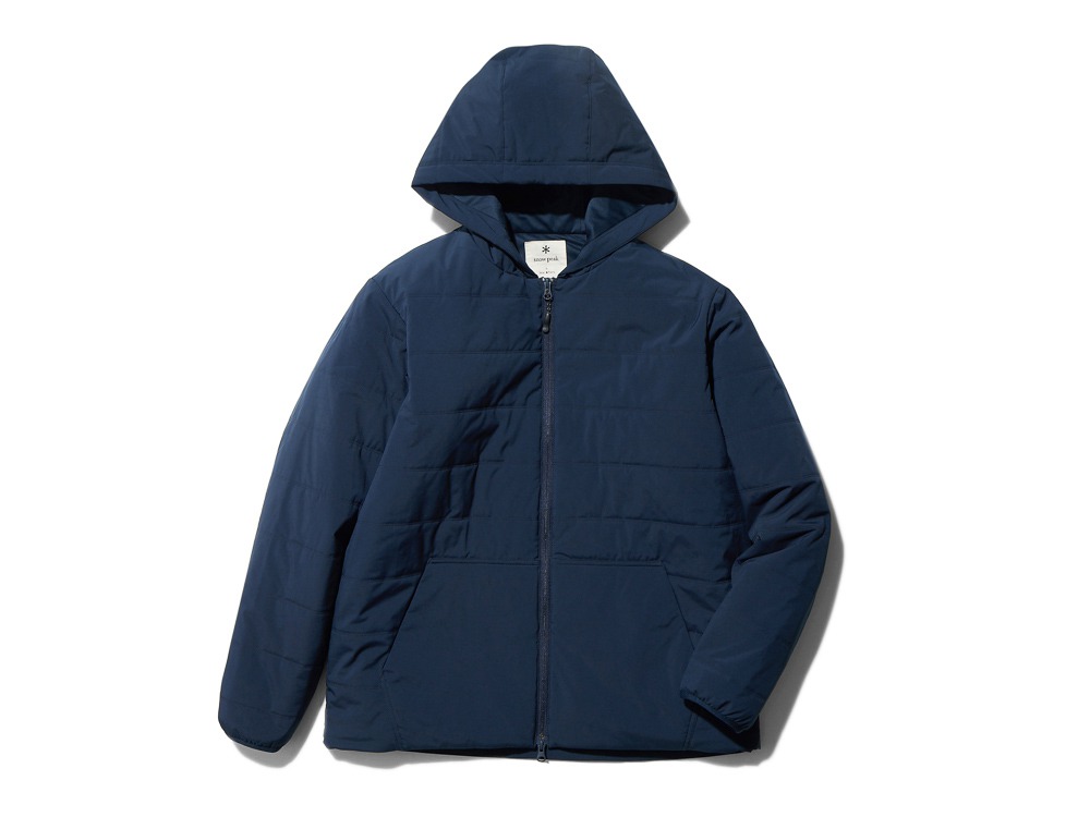 Flexible Insulated Zip Up Hoodie 1 Navy