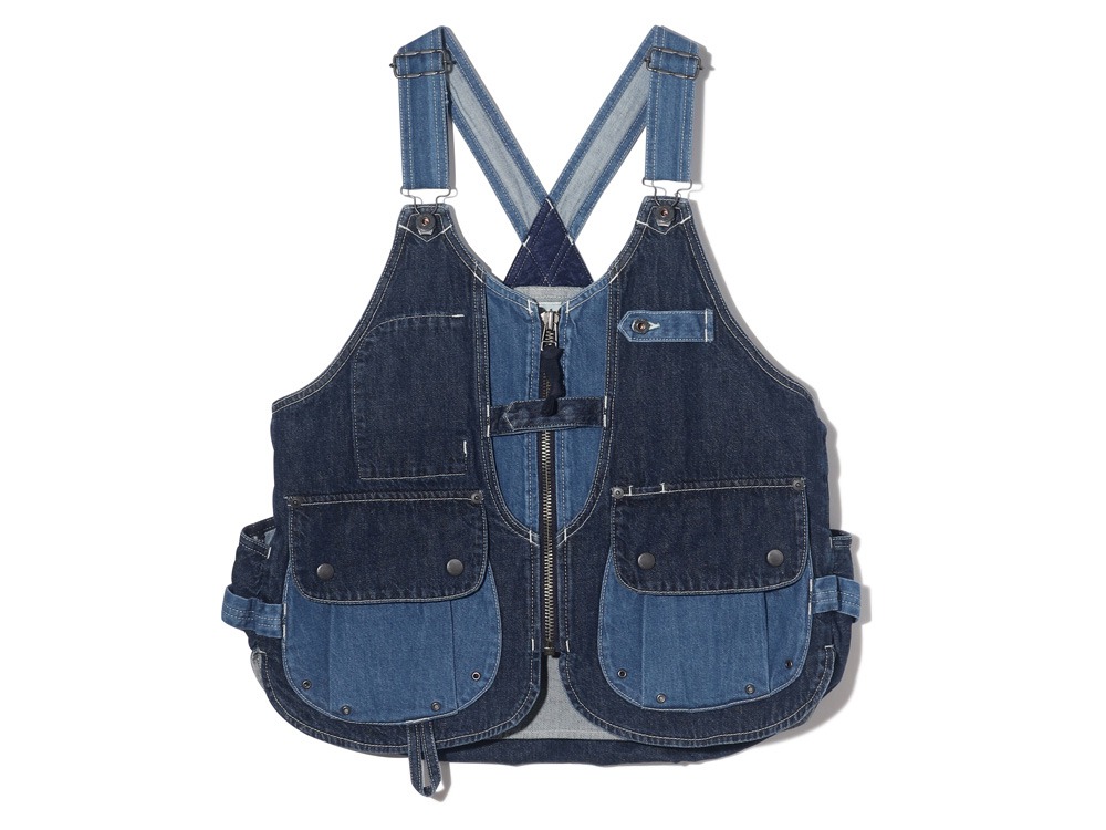 【スノーピーク福山限定】FUKUYAMA Denim Camping Vest S Indigo