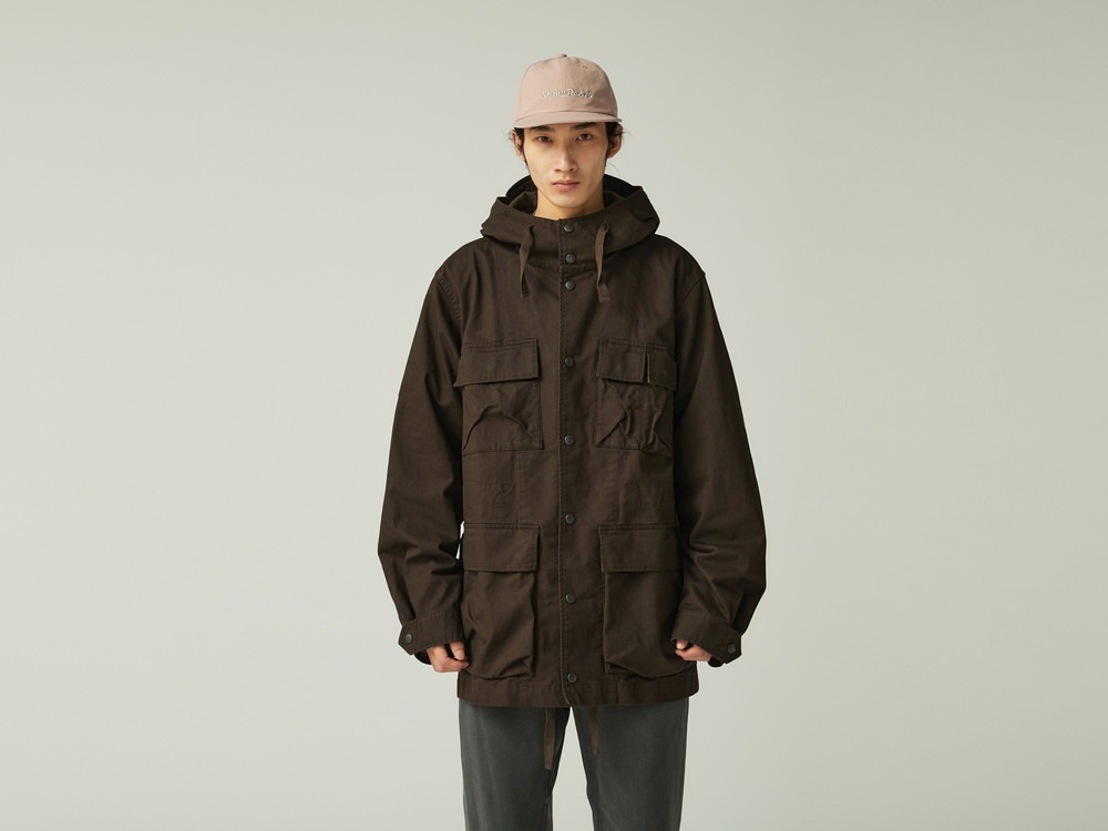 【先行予約商品】TAKIBI Chino Cargo Jacket S DARK BROWN