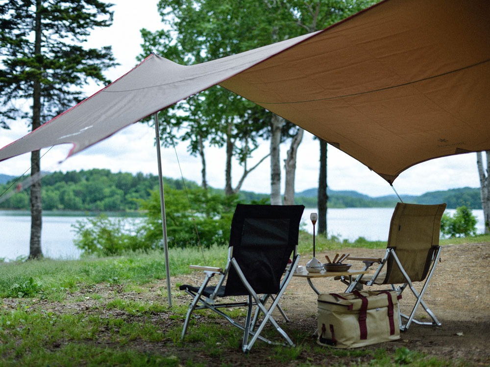 snow peak 野遊びセットローチェアカーキペアセット新品