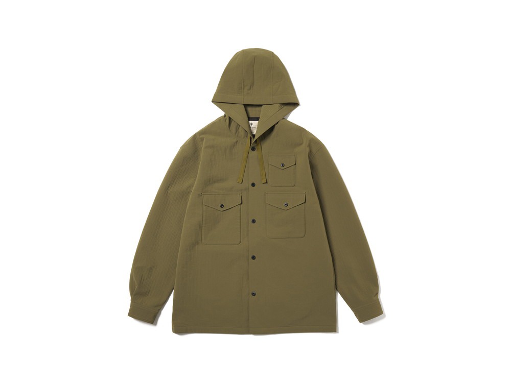 【先行予約商品】Easy Cloth Hooded Shirt M OLIVE