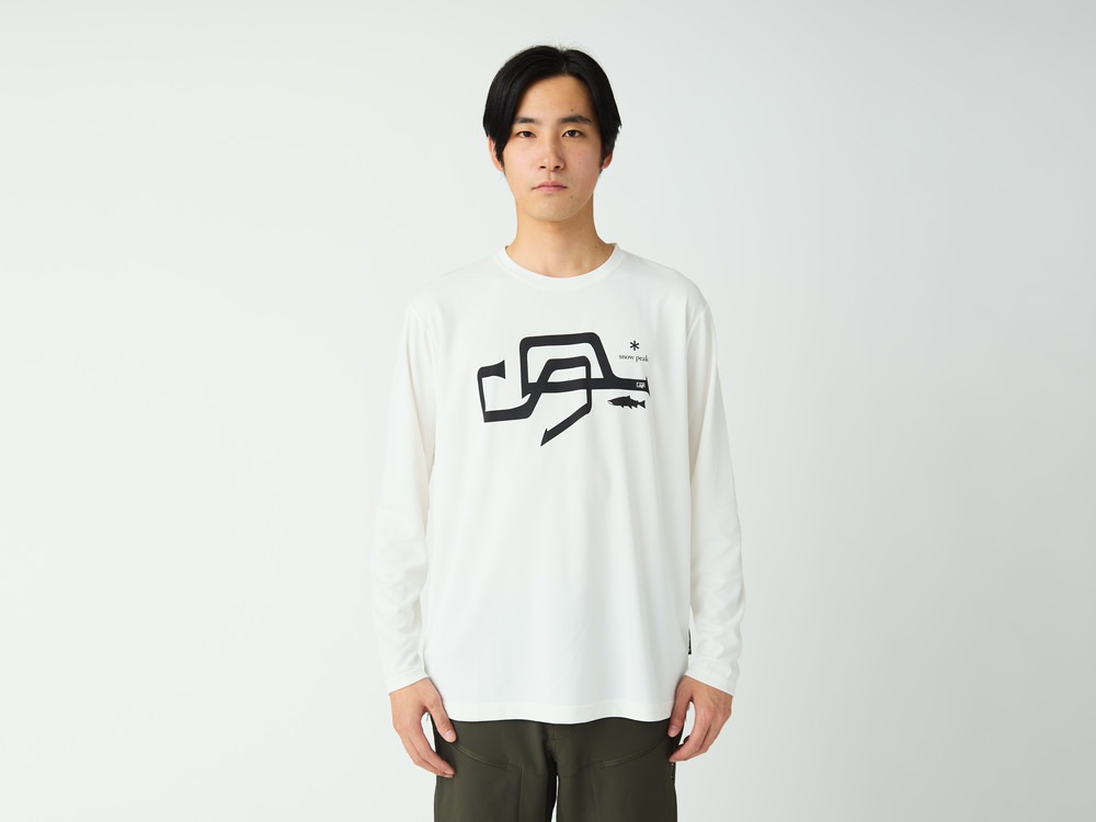 SP Logo Graphic Long Sleeve T-Shirt S WHITE