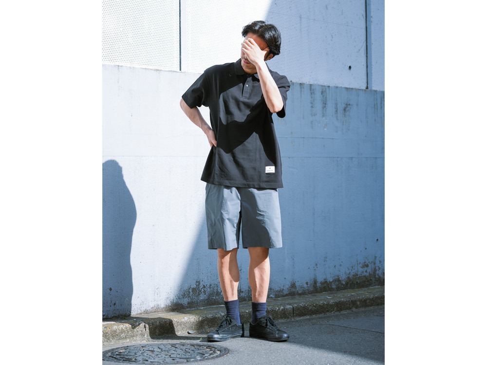 Nylon Tussah 2Way Shorts S LIGHT OLIVE