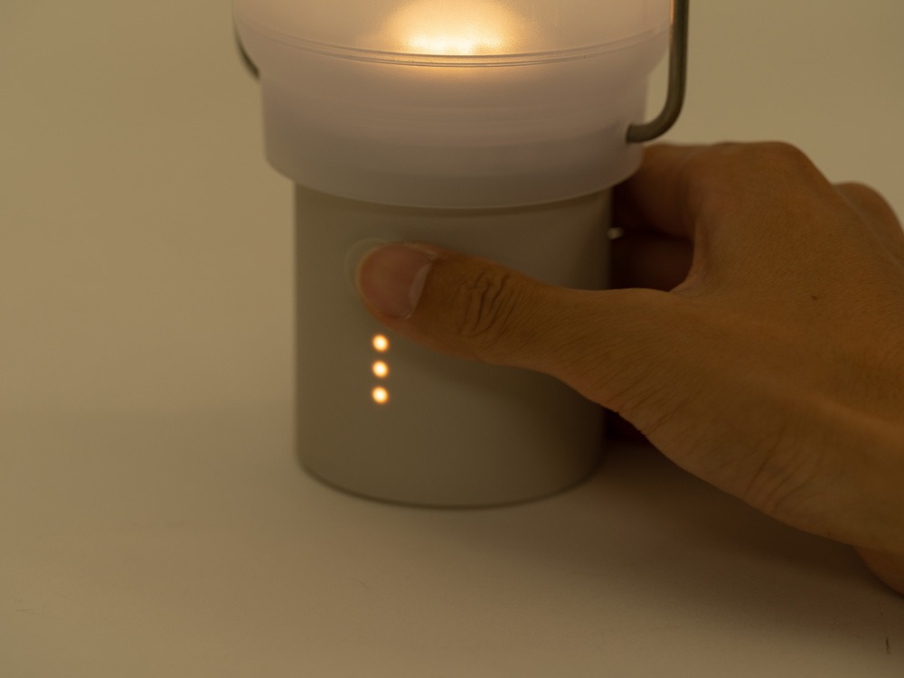 HOME&CAMPランタン アイボリー(ES-080-IV) | ランタン(ガス・LED