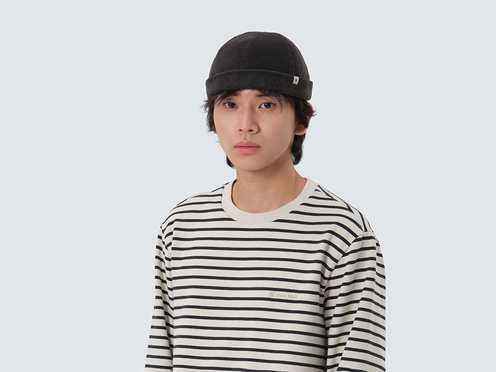Corduroy Watch Cap One CHARCOAL