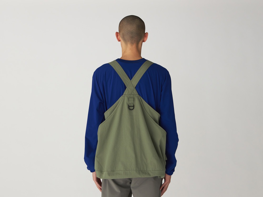 TAKIBI Ripstop Vest L Greykhaki