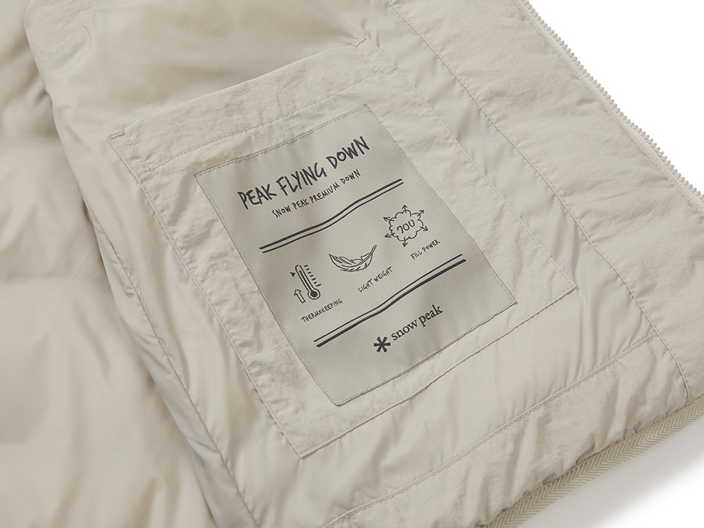 Land Women's Lightweight Down Vest M LIGHT BEIGE