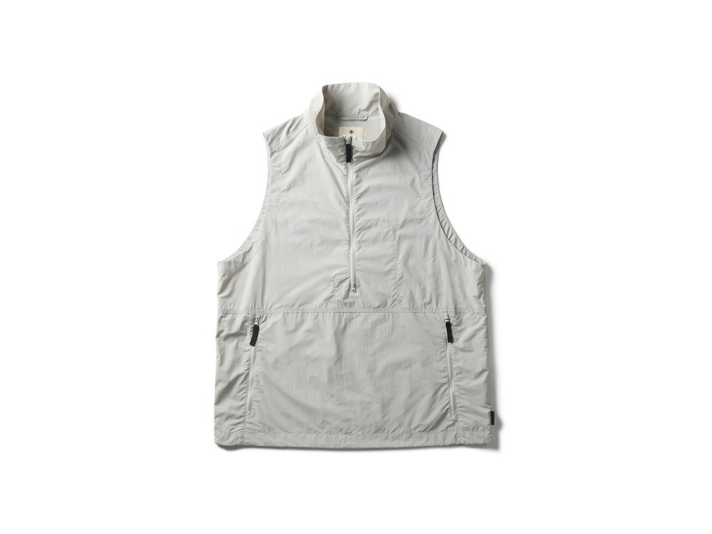 【先行予約商品】Nylon Tussah Utility Storage Vest M LIGHT GREY
