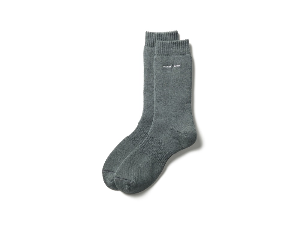 MofM Wool Guide Socks Middle M GREEN