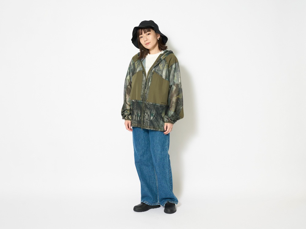 Printed Insect Shield Mesh Jacket L Grey