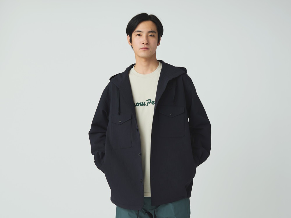 【先行予約商品】Easy Cloth Hooded Shirt M DARK NAVY