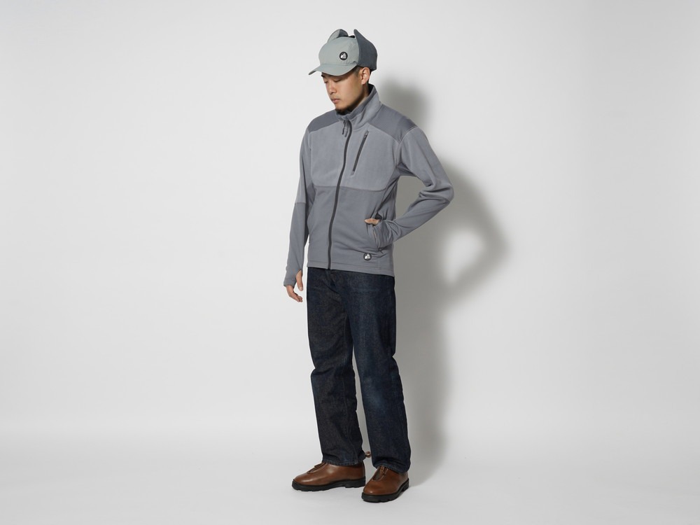 Hybrid Fleece Jacket  M Grey