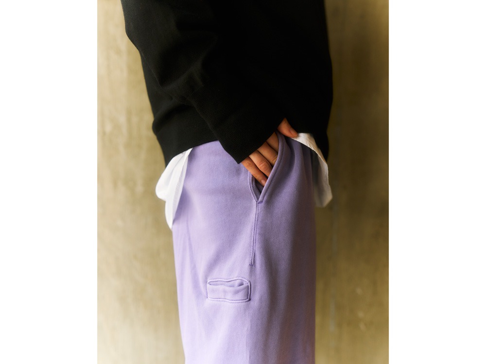 Garment Dyed Pants S PURPLE