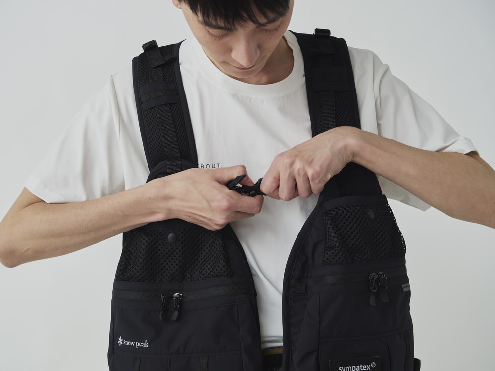 Toned Trout Game Vest One BLACK