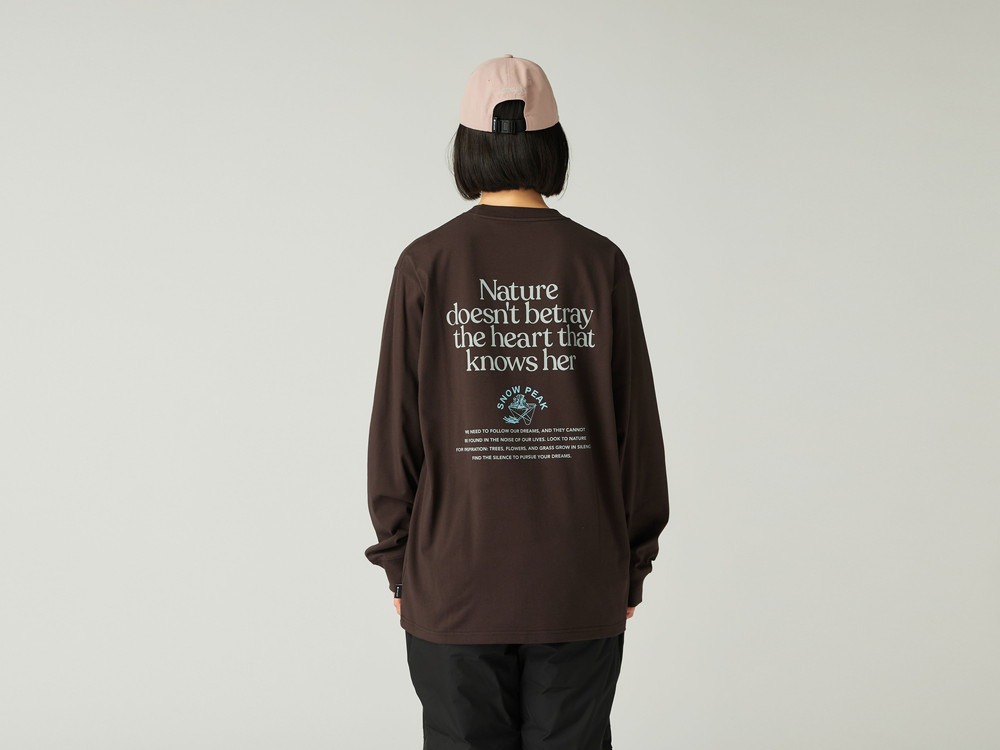 Living With Nature L/S T-Shirt XXL DBR