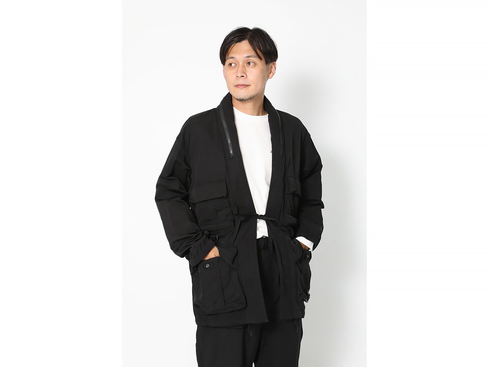 Ny/Paper Cloth Jacket M Black