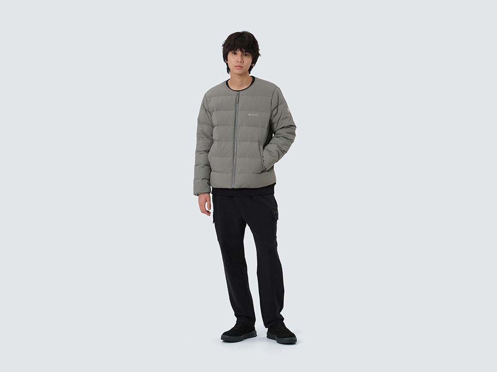 Land Lightweight Down Jacket M DARK GREY